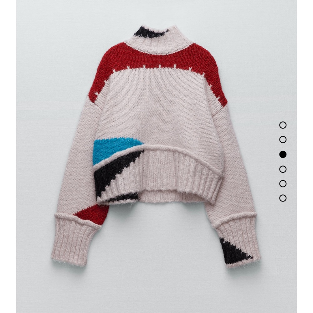 Zara Colorblock Sweater